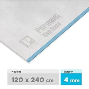 Placa de Fibrocemento Permanit Uso Base de 4 mm 120x240 cm Pizarreño